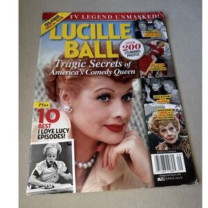 Lucille Ball Tragic Secrets of America's Comedy Queen Magazine 2013 Globe Issue